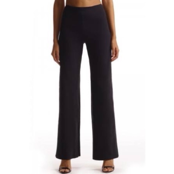 Commando Neoprene Black Wide Leg Pants - Picture 3 of 3